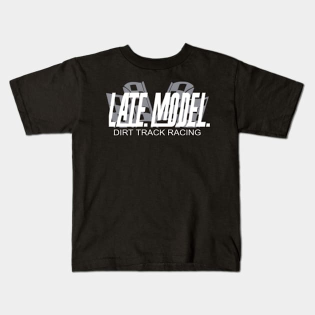 Late Model Racing Dirt Track Racing Kids T-Shirt by jasper-cambridge